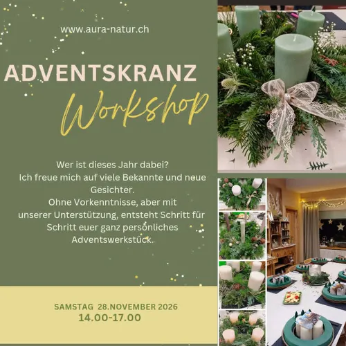 Adventskranz Workshop Samstag 14.00